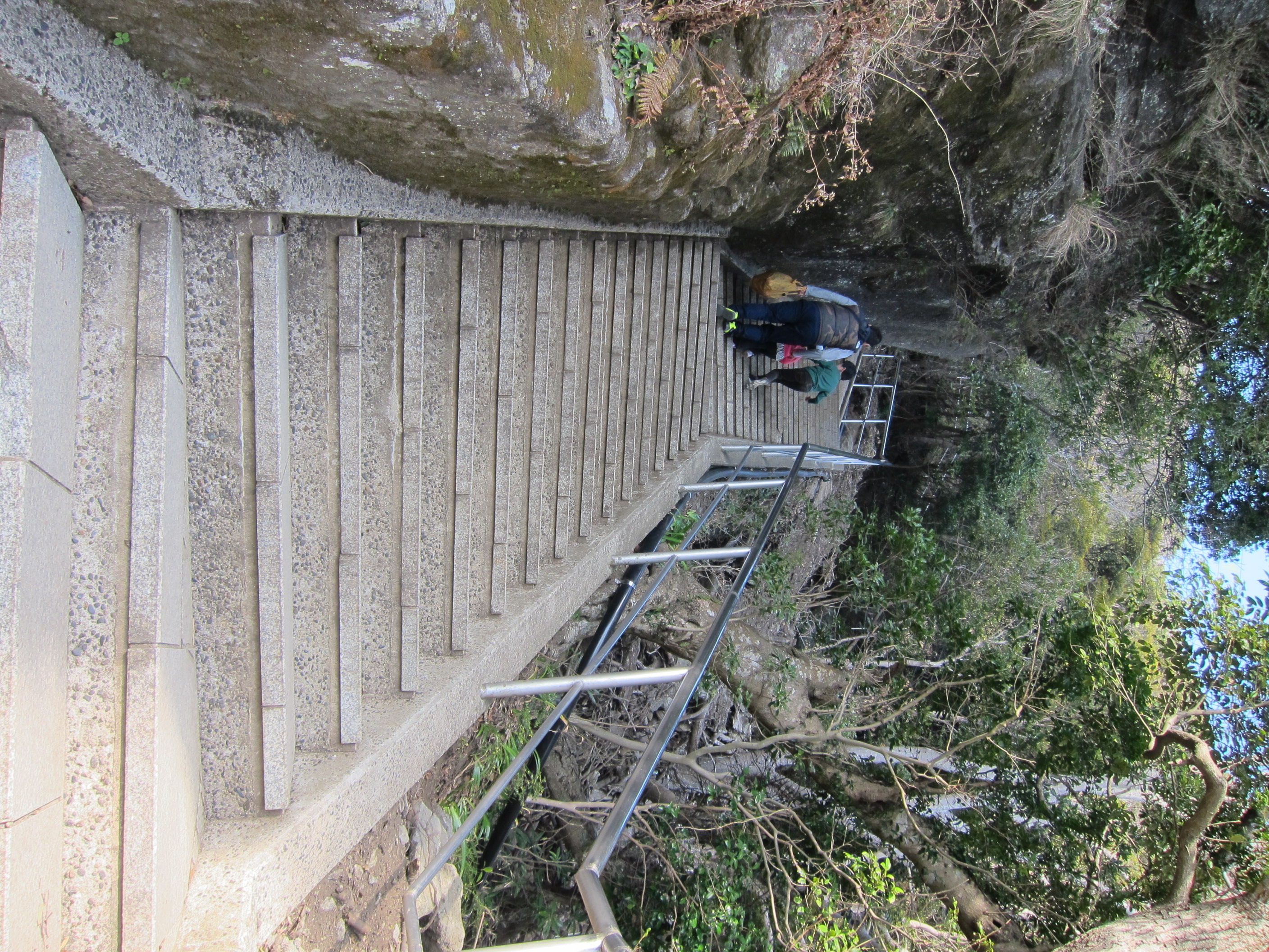 鋸山日本寺　石段