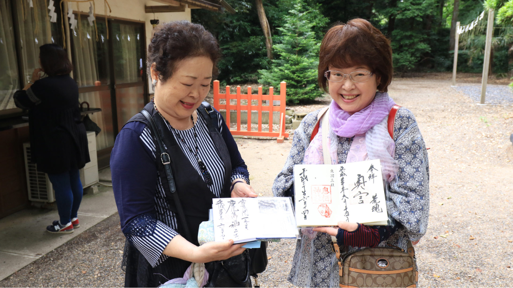 御朱印もちゃんとゲット 四季の旅はいつも御朱印の手配をしてくれます