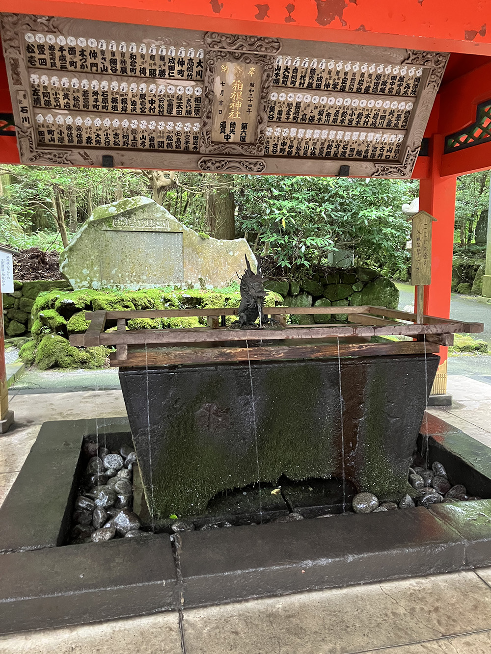 箱根神社手水